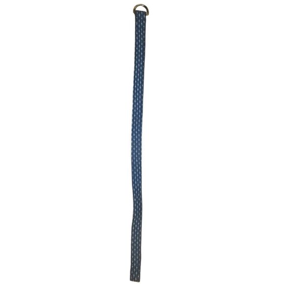 Vineyard Vines Cotton D-ring belt Webbing under iconic Whale Pattern - Picture 1 of 4